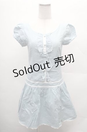 画像: MILK / ドットワンピース  サックス S-26-02-23-050-ML-OP-HR-ZS