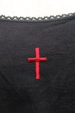 画像3: BPN / クロス刺繍ワンピース  黒 S-26-02-23-055-GO-OP-HR-ZS (3)