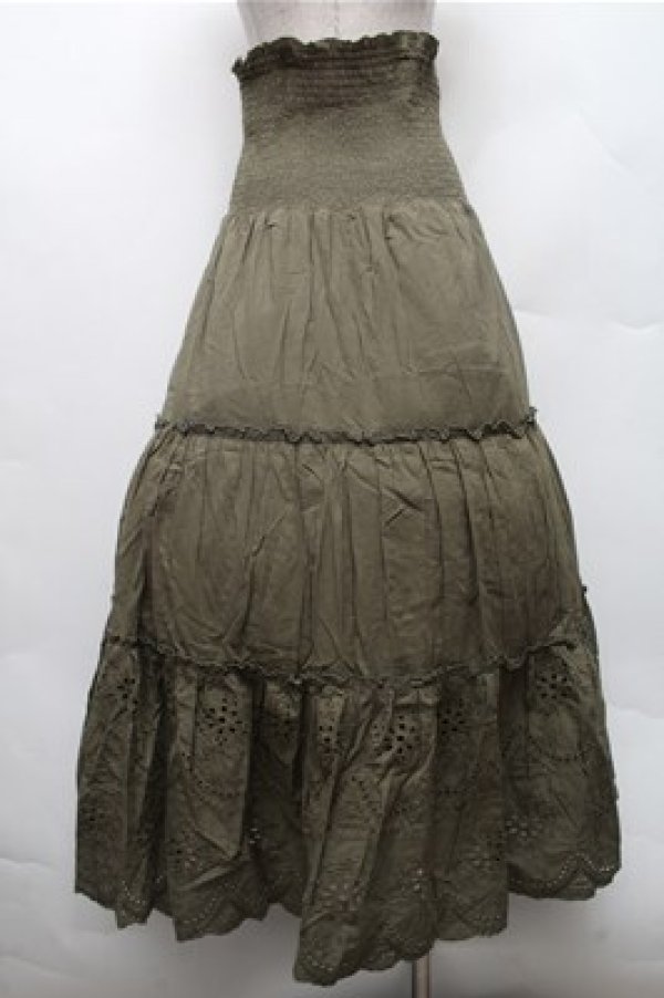 画像4: axes femme / 2wayコットンスカート  カーキ S-26-02-23-060-AX-SK-HR-ZS (4)