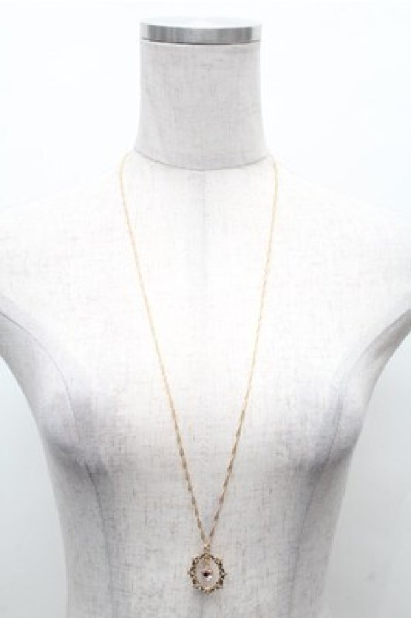 画像1: m petit by misako / AMフレームハートネックレス  ゴールド S-26-02-23-012-LO-AC-AS-ZS (1)