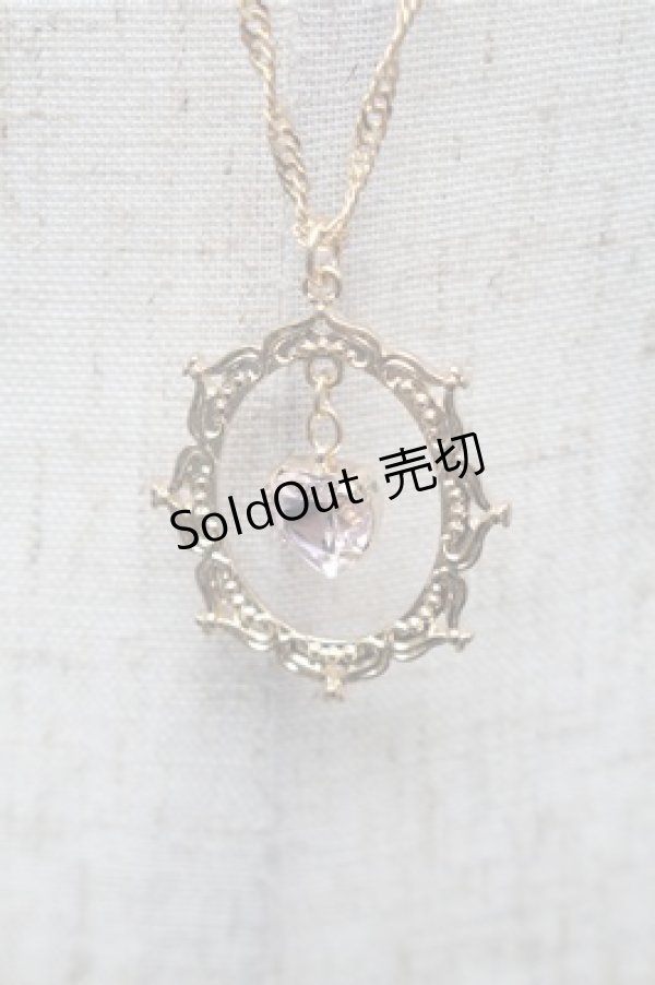 画像2: m petit by misako / AMフレームハートネックレス  ゴールド S-26-02-23-012-LO-AC-AS-ZS (2)