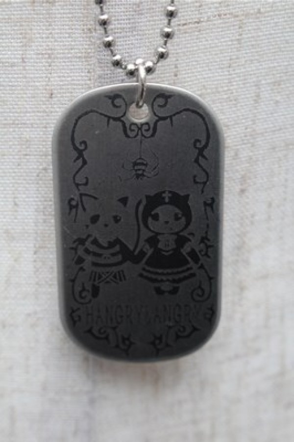 画像2: HANGRY&ANGRY / プレートネックレス  シルバー S-26-02-23-013-HN-AC-AS-ZS (2)