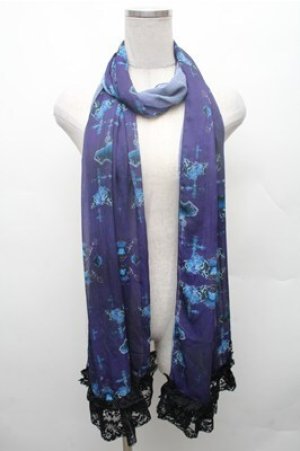 画像: h.NAOTO / ストール  紫 S-26-02-23-016-HN-ZA-AS-ZS