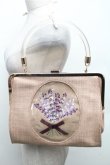 画像1: an another angelus / ラベンダー刺繍クリアハンドルバッグ  ラベンダー S-26-02-23-020-CA-BG-AS-ZS (1)