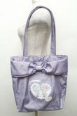 画像1: m petit by misako / トートバッグ（リトルツインスターズ）  紫 S-26-02-23-023-LO-BG-AS-ZS (1)