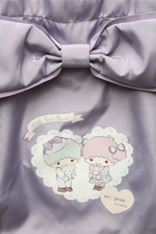 画像3: m petit by misako / トートバッグ（リトルツインスターズ）  紫 S-26-02-23-023-LO-BG-AS-ZS (3)