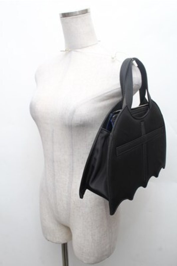 画像3: Moi-meme-Moitie / コウモリバッグ(4th/ナイロン)  黒 S-26-02-23-024-MO-BG-HR-ZS (3)