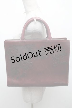 画像: Jean Paul GAULTIER / ニューローズバッグ  ワイン S-26-02-23-025-GO-BG-AS-ZS