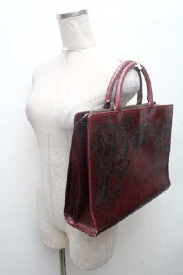 画像5: Jean Paul GAULTIER / ニューローズバッグ  ワイン S-26-02-23-025-GO-BG-AS-ZS (5)