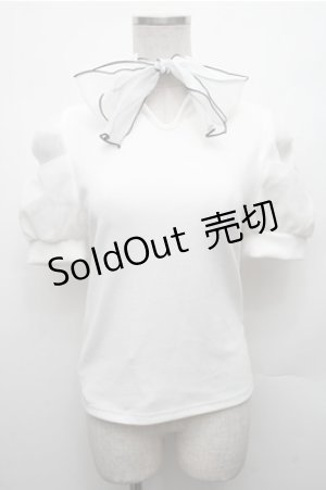 画像: Ank Rouge / リブカットソー  白 S-26-02-23-026-CA-TO-AS-ZS