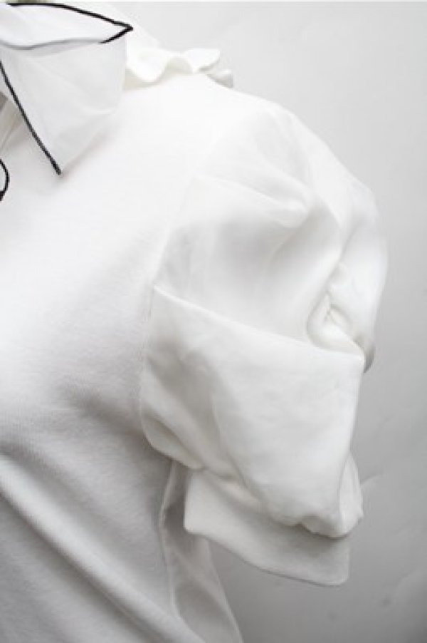 画像3: Ank Rouge / リブカットソー  白 S-26-02-23-026-CA-TO-AS-ZS (3)