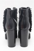 画像3: EATME / チャンキーヒールブーツ  黒 S-26-02-23-003-LO-SH-HR-ZS (3)