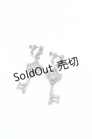 画像: Kurumi Collaboration / CLK*カギイヤリング  ゴールド S-26-02-25-001-LO-AC-AS-ZS