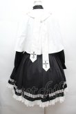 画像3: LOLITA / ブラウス+ケープ+スカートセット  黒ｘ白 S-26-02-25-035-LO-OP-AS-ZS (3)