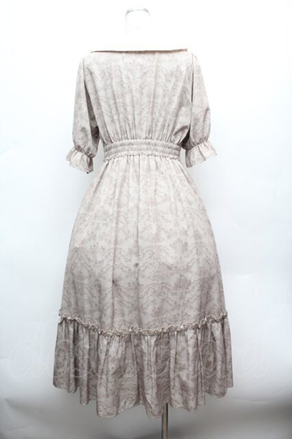 画像4: m petit by misako / NINA’Sコラボトワルドジュイワンピース M ベージュ S-26-02-25-037-LO-OP-TE-ZS (4)