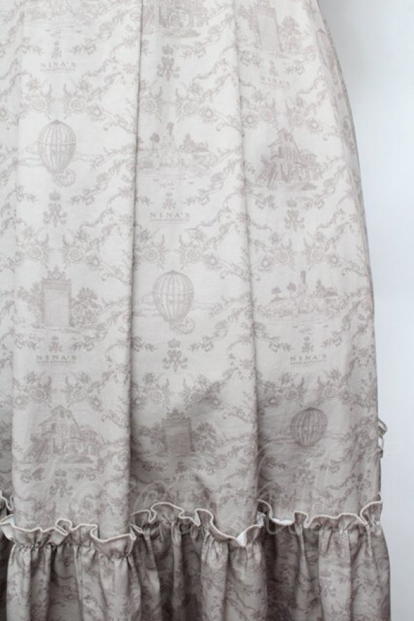 画像2: m petit by misako / NINA’Sコラボトワルドジュイワンピース L ベージュ S-26-02-25-038-LO-OP-TE-ZS (2)