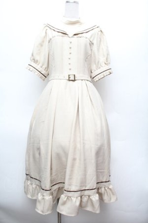 画像: Kurumi Collaboration / マリンアカデミアワンピース  オフ S-26-02-25-039-LO-OP-AS-ZS