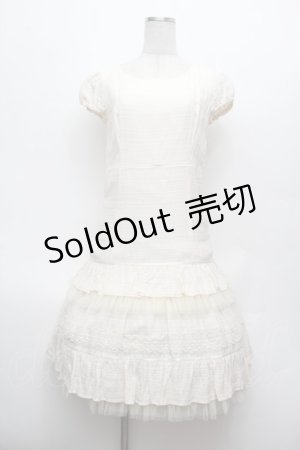 画像: Emily Temple cute / スカラップドットワンピース  オフ S-26-02-25-040-ET-OP-AS-ZS