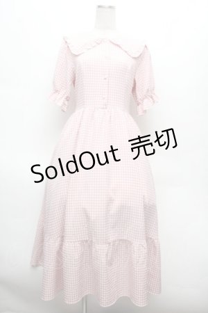 画像: m petit by misako / ギンガムチェックワンピース M ピンク S-26-02-25-043-LO-OP-TE-ZS
