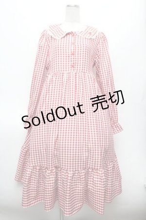 画像: LOLITA / ギンガムワンピース  赤ｘ白 S-26-02-25-044-LO-OP-AS-ZS