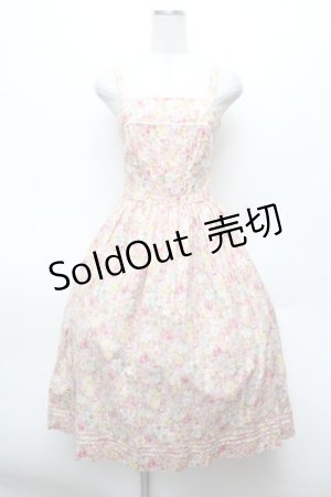 画像: K211148 / 花柄サンドレス  ピンク S-26-02-25-049-LO-TO-TE-ZS