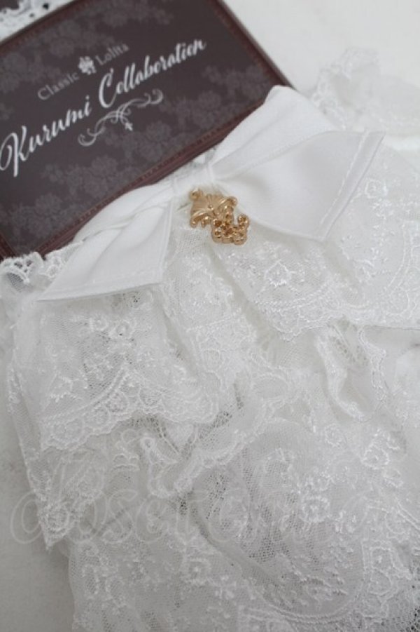 画像2: Kurumi Collaboration / CLK*レースグローブ  白 S-26-02-25-006-LO-ZA-AS-ZS (2)