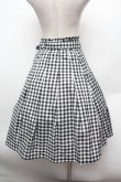 画像3: F i.n.t / べっ甲バックルタックスカート  黒ｘ白 S-26-02-25-055-0-SK-HR-ZS (3)