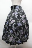 画像2: axes femme / ローズ柄タックスカート  黒 S-26-02-25-057-AX-SK-HR-ZS (2)