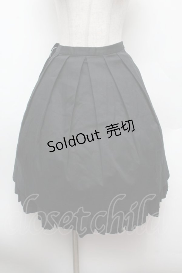 画像1: BPN / レイヤードプリーツスカート  黒 S-26-02-25-059-GO-SK-HR-ZS (1)