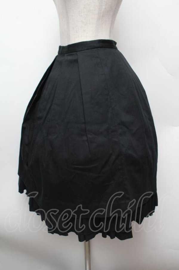画像2: BPN / レイヤードプリーツスカート  黒 S-26-02-25-059-GO-SK-HR-ZS (2)