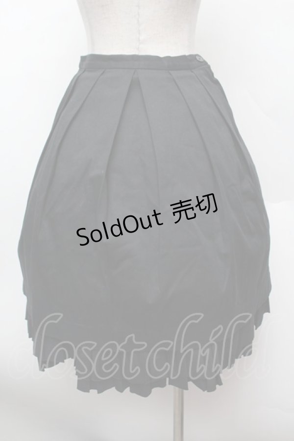 画像3: BPN / レイヤードプリーツスカート  黒 S-26-02-25-059-GO-SK-HR-ZS (3)