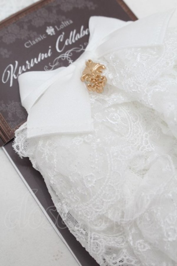 画像3: Kurumi Collaboration / CLK*レースグローブ  白 S-26-02-25-007-LO-ZA-AS-ZS (3)