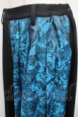 画像3: Deorart / HAKAMA風 アシンメトリーワイドパンツ  黒ｘ青 S-26-02-25-064-PU-PA-AS-ZS (3)