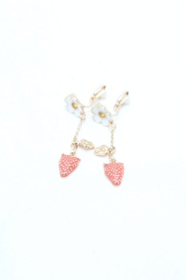 画像2: m petit by misako / AMイチゴイヤリング  ゴールド S-26-02-25-002-LO-AC-HR-ZS (2)