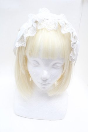 画像: Lovely Tency / 眞白ありすコラボ/ヘッドドレス  白 S-26-02-25-016-LO-AC-AS-ZS
