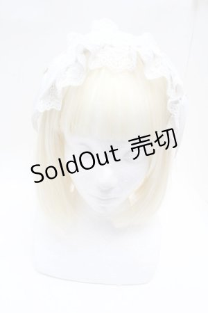 画像: Lovely Tency / 眞白ありすコラボ/ヘッドドレス  白 S-26-02-25-016-LO-AC-AS-ZS