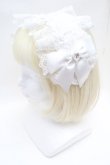 画像2: Lovely Tency / 眞白ありすコラボ/ヘッドドレス  白 S-26-02-25-016-LO-AC-AS-ZS (2)