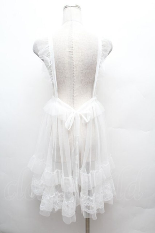 画像3: Virally / TT*HOSレースエプロン L 白 S-26-02-25-021-LO-OP-TE-ZS (3)