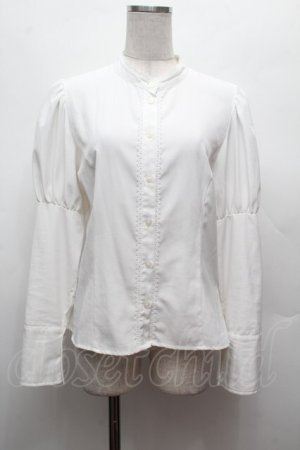 画像: Kurumi Collaboration / KRデシンジゴスリブラウス M 白 S-26-02-25-022-LO-BL-TE-ZS
