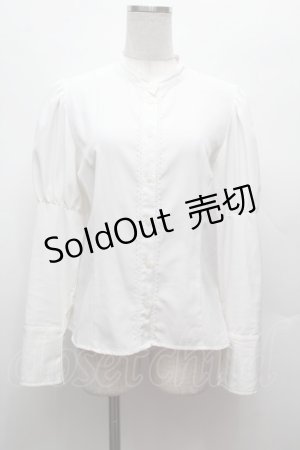 画像: Kurumi Collaboration / KRデシンジゴスリブラウス M 白 S-26-02-25-022-LO-BL-TE-ZS