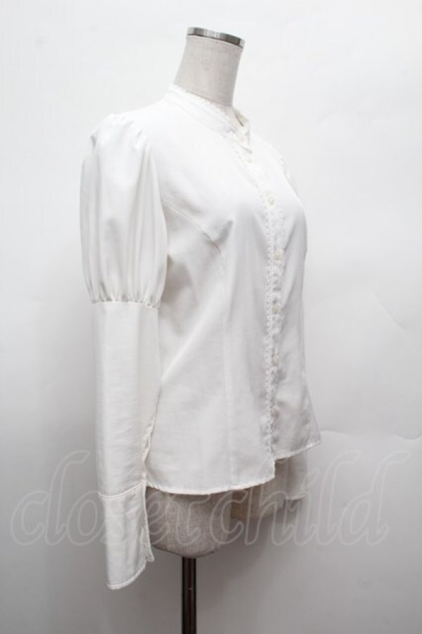 画像2: Kurumi Collaboration / KRデシンジゴスリブラウス M 白 S-26-02-25-022-LO-BL-TE-ZS (2)