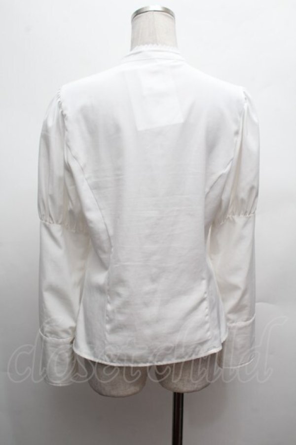 画像3: Kurumi Collaboration / KRデシンジゴスリブラウス M 白 S-26-02-25-022-LO-BL-TE-ZS (3)