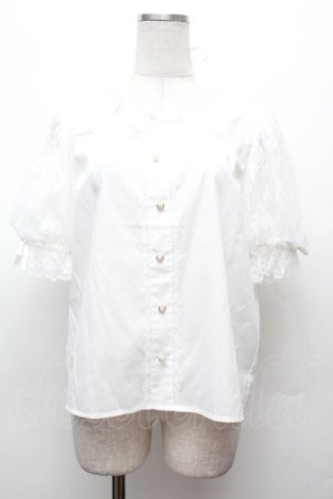 画像: Lovely Tency / 眞白ありすコラボ/TTハンソデチョーカーBL  白 S-26-02-25-026-LO-BL-AS-ZS