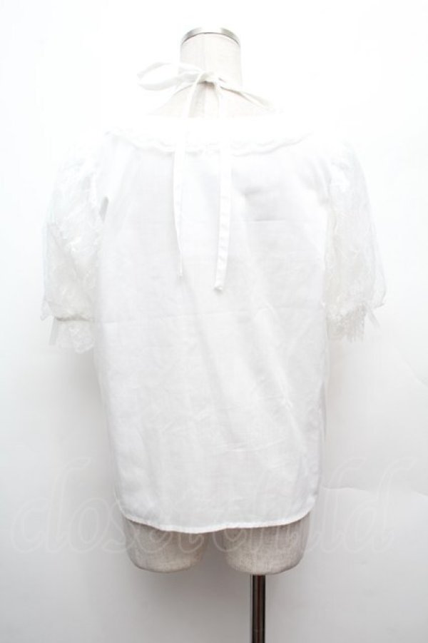 画像3: Lovely Tency / 眞白ありすコラボ/TTハンソデチョーカーBL  白 S-26-02-25-026-LO-BL-AS-ZS (3)