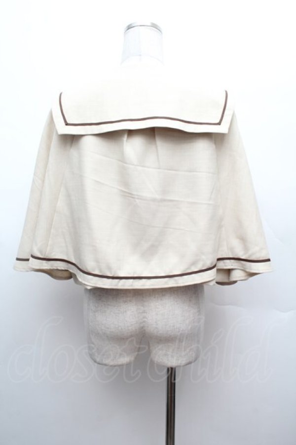 画像3: Kurumi Collaboration / マリンアカデミアケープ  オフ S-26-02-25-030-LO-JA-AS-ZS (3)