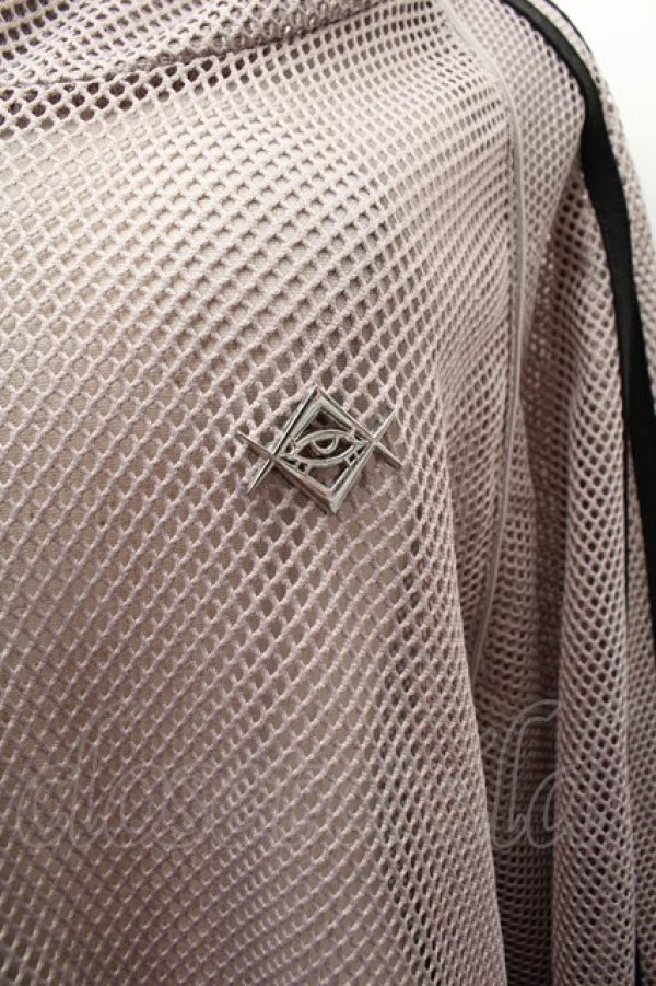 画像4: REFLEM / メッシュラインハイネックパーカー F グレー S-26-02-25-032-PU-TO-TE-ZS (4)