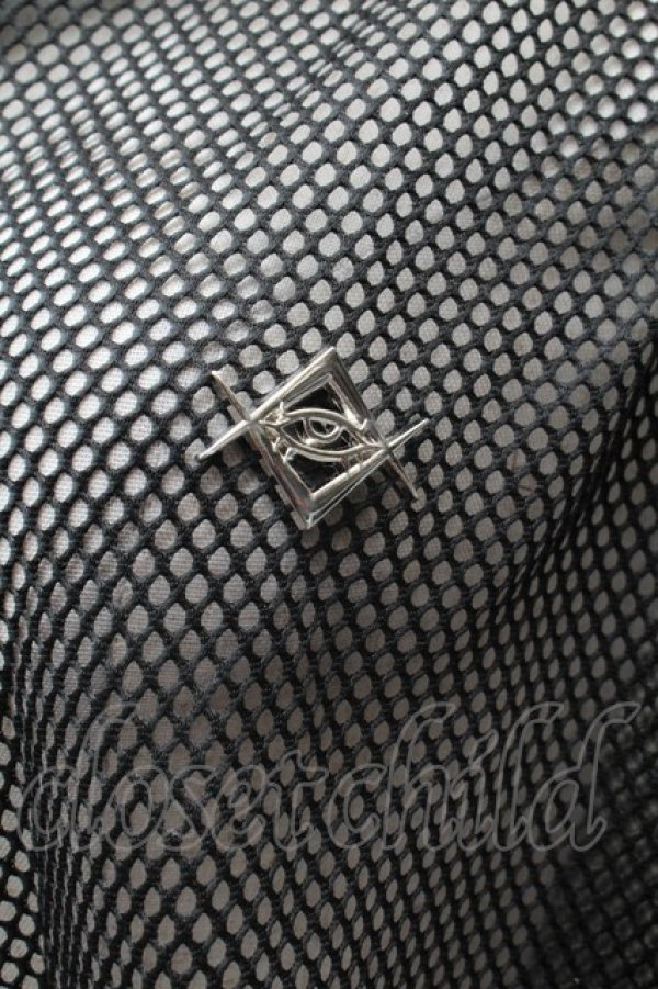 画像4: REFLEM / メッシュラインハイネックパーカー F 黒 S-26-02-25-033-PU-TO-TE-ZS (4)