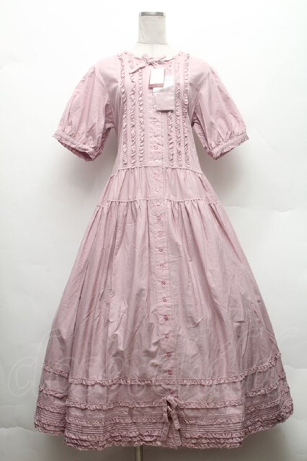 画像1: PINK HOUSE / ローンフリルワンピース  ラベンダー S-26-02-26-025-LO-OP-AS-ZS (1)