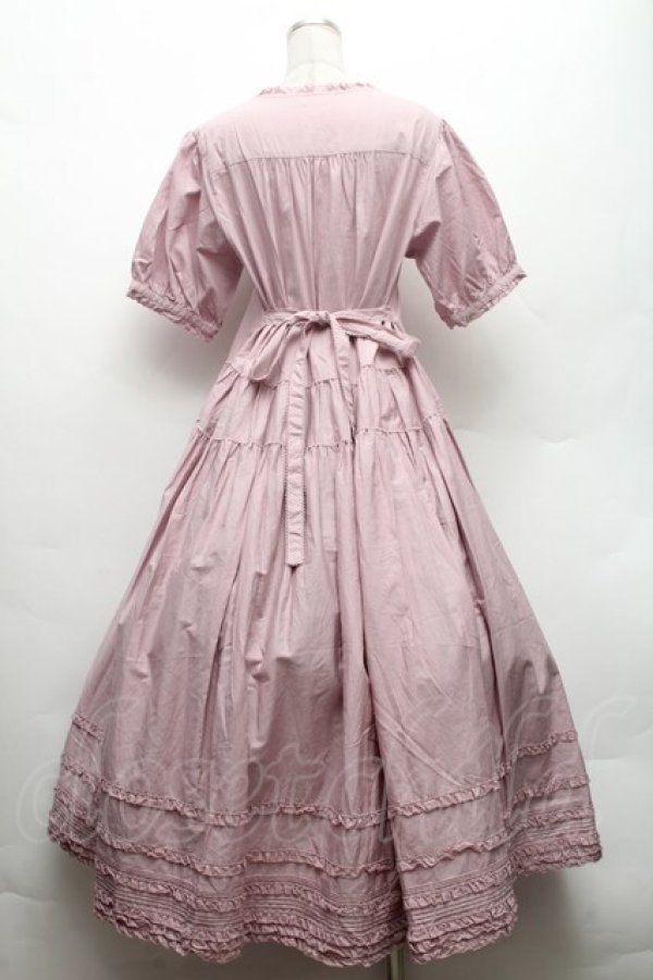 画像2: PINK HOUSE / ローンフリルワンピース  ラベンダー S-26-02-26-025-LO-OP-AS-ZS (2)