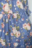 画像4: PINK HOUSE / Berry Roseプリントミディワンピース  ブルー S-26-02-26-031-LO-OP-SA-ZS (4)